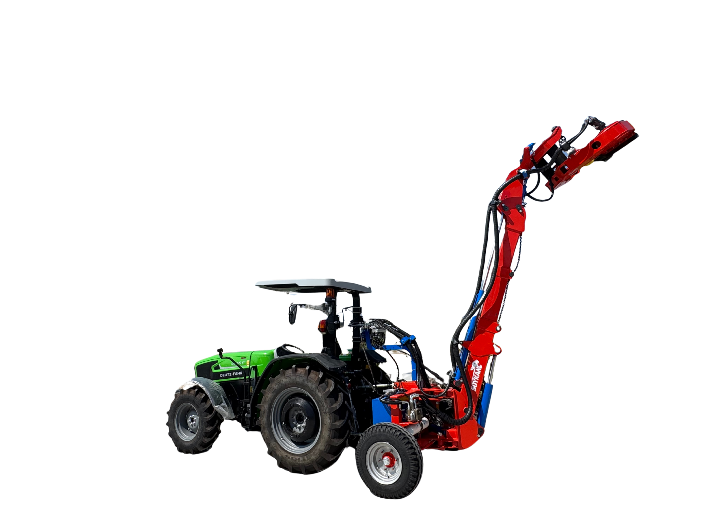 TRAKTÖR ARKASI ZEYTİN HASAT MAKİNASI